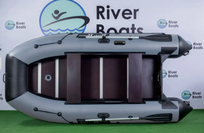 Лодка ПВХ двухместная RiverBoats RB 410 Киль